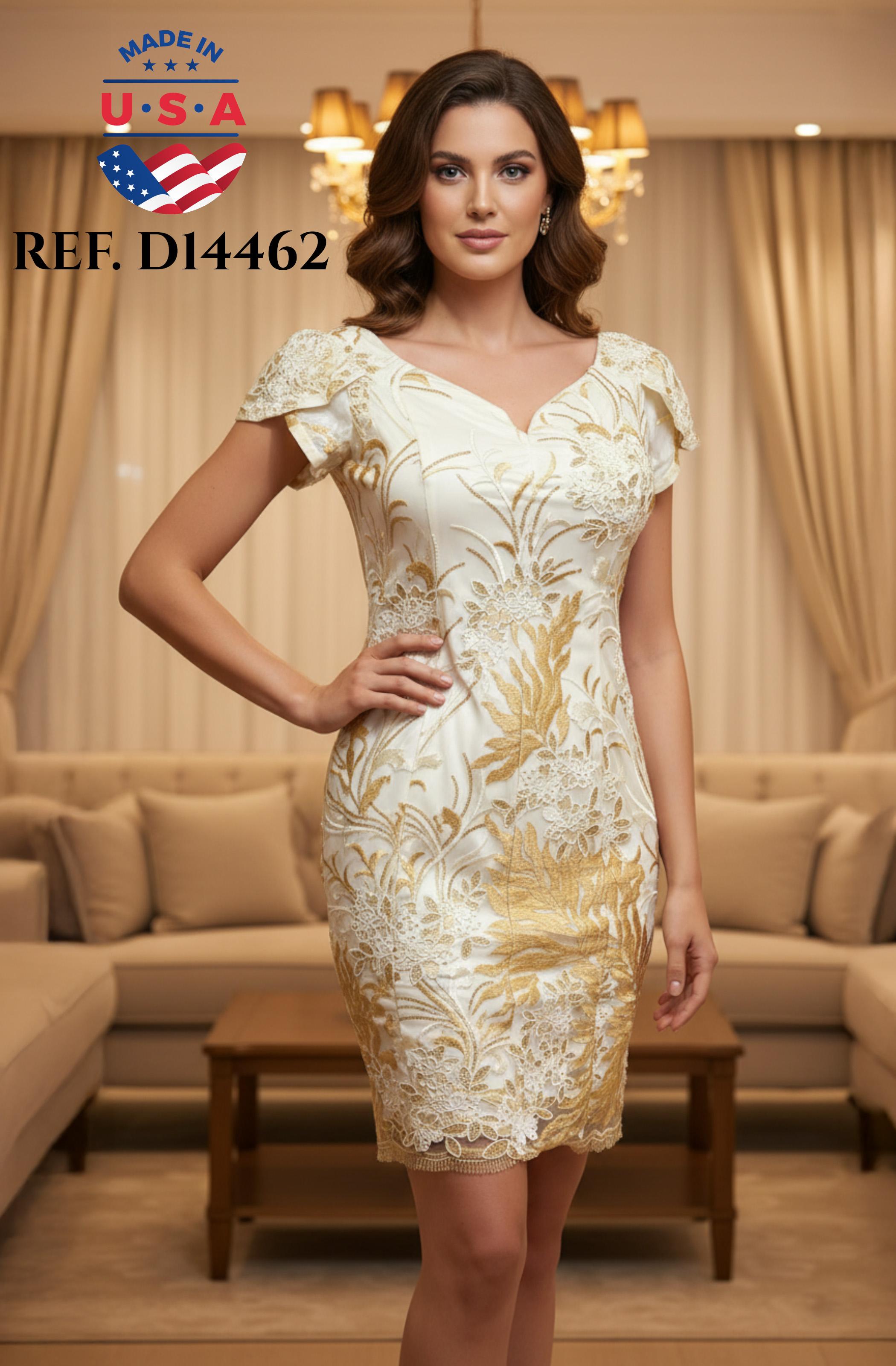 Vestido Americano de Temporada, hermoso Bordado 